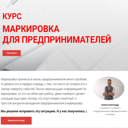[Александр Бажин] Маркировка для предпринимателей (2024)