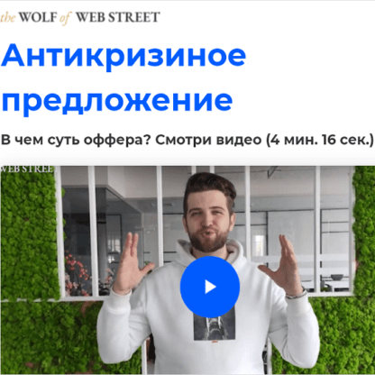 [Александр Мухин] Курс по продажам для фрилансеров the Wolf of Web Street (2021)