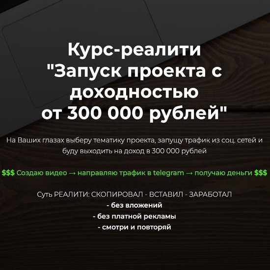[Александр Пуминов] Курс-реалити Запуск проекта с доходностью от 300.000 (2026) [Тариф Базовый] 