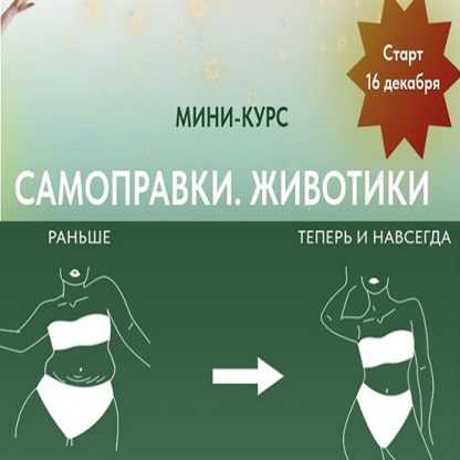 [Анастасия Попенова] Мини-курс Самоправки. Животики (2022)