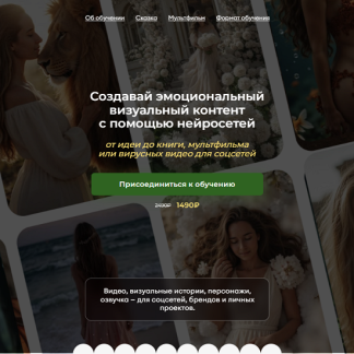 [Анастасия Мизгир] Создавай эмоциональный визуальный контент с помощью нейросетей (2026)