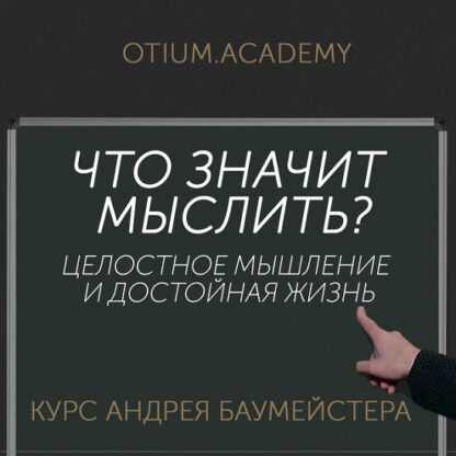 [Андрей Баумейстер] Что значит мыслить Целостное мышление и достойная жизнь (2019)