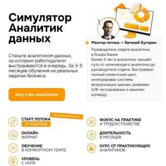[Андрон Алексанян, Илья Трофимов] Симулятор Аналитик данных (2025) [Тариф VIP] [Simulative]