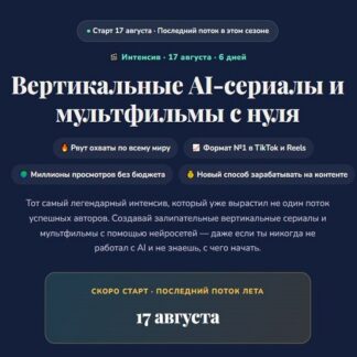 [Анна Пронченко, Марина Соль] Вертикальные AI-сериалы и мультфильмы с нуля (2026)