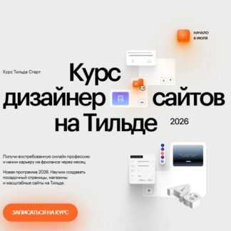 [Антон Командин, Витас Греф] Дизайнер сайтов на Тильде (2026) [Тильда Старт]