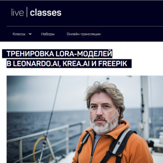 [Антон Мартынов] Тренировка LoRA-моделей в Leonardo.ai, Krea.ai и FreePik (2025) [liveclasses]