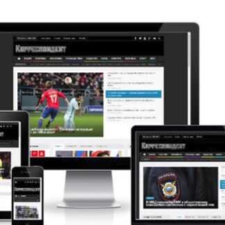 Автонаполняемый новостной портал Корреспондент