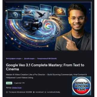 [Chetan Pujari] Полный курс по Google Veo 3.1 от текстового промпта до создания фильма (2026) [Udemy]