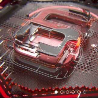 [Creatiflux] Графическая сцена 6Red Animated C4D Octane (2019)