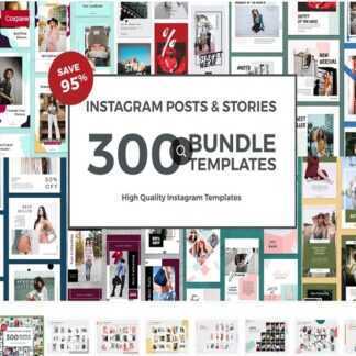 [CreativeMarket] Шаблоны для Инстаграм (посты и сториз) (2019)