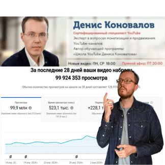 [Денис Коновалов] 1000$ в месяц на YouTube Shorts стратегия 2024 [konoden]