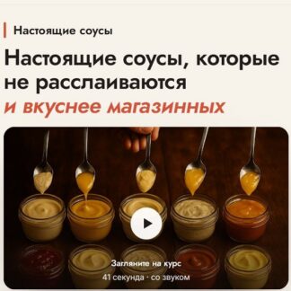 [Денис Козловский] Настоящие соусы. Без лишнего (2026) [Egor.team] [Тариф Авторский]