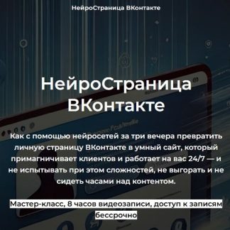 [Денис Платонов] НейроСтраница ВКонтакте (2025) [Вариант 2]