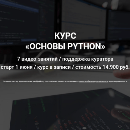 [Дмитрий Романов] Основы Python (2020)