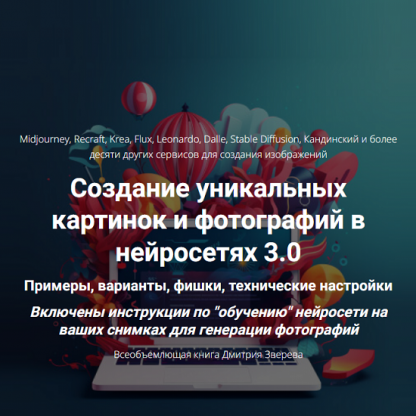 [Дмитрий Зверев] Книга по картинкам и фото в нейросетях 3.0 (2025)