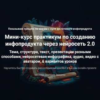 [Дмитрий Зверев] Мини-курс практикум по созданию инфопродукта через нейросеть 2.0 (2026)