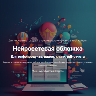 [Дмитрий Зверев] Нейросетевая обложка (2025) [Тариф Мини-курс по обложкам]