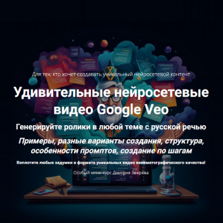 [Дмитрий Зверев] Удивительные нейросетевые видео Google Veo (2025) [Тариф Мини-курс по видео Veo]