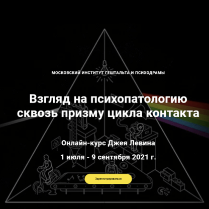 [Джей Левин МИГИП] Взгляд на психопатологию сквозь призму цикла контакта (2021)