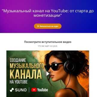 [Эдуард Крафт] Музыкальный канал на YouTube от старта до монетизации (2026)