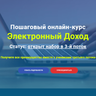 [Егор Лобанов] Электронный доход (2020)