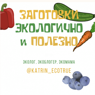 [Екатерины katrin_ecotrue] Заготовки экологично и полезно (2022)