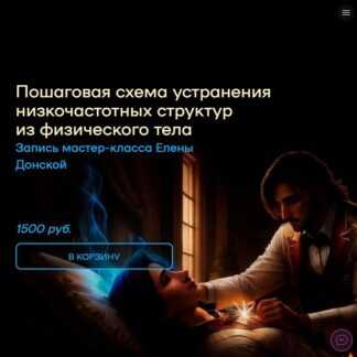 [Елена Донская] Пошаговая схема устранения низкочастотных структур из физического тела (2026)
