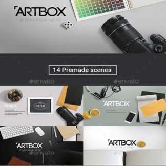 [Envatomarket] ArtBox - Artistic Mockup Kit