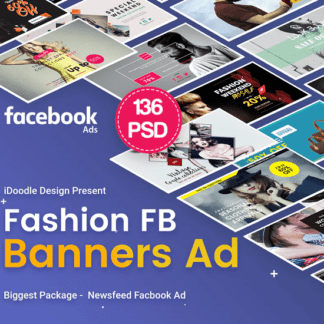 [Evanto Elements] Модные рекламные баннеры Facebook - 136 PSD (2020)