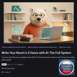 [Fresh Novelist] Напишите свой роман за 2 часа с помощью ИИ (2026) [Udemy]