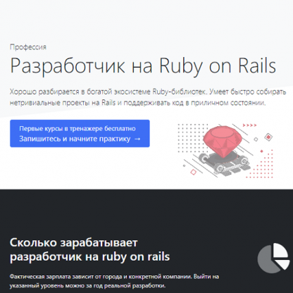 [hexlet.io] Профессия Разработчик на Ruby on Rails (2021)