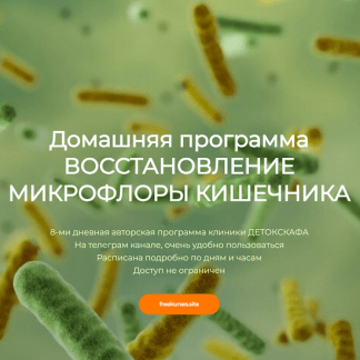 [Игорь Кауфман] Домашняя программа восстановления микрофлоры кишечника (2024) [ДетоксКафа]