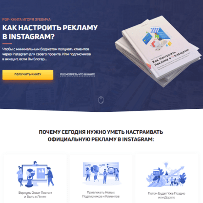 [Игорь Зуевич] Как настроить рекламу в Instagram (pdf книга)