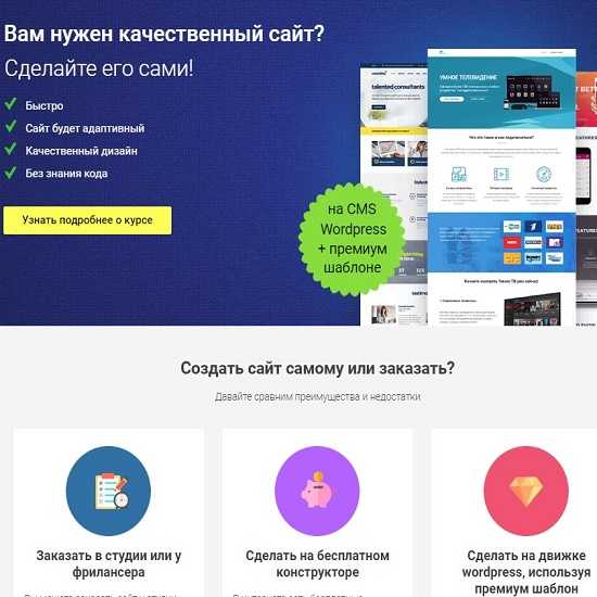 [Илья Чигарев] Лендинг на WordPress (2019)