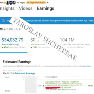 (In Stream Ads) [Yaroslav Shcherbak] Как заработать на видео в Facebook (2020)