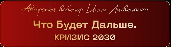 [Инна Литвиненко] Что будет дальше. Кризис 2030 [Министерство Успеха] 