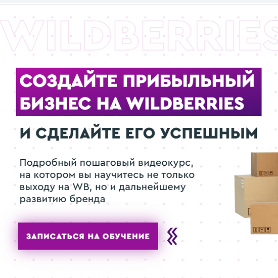 [Ирина Афонина] Создайте прибыльный бизнес на Wildberries (2021)