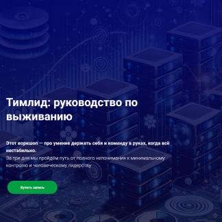 [Иван Шаматов] Тимлид руководство по выживанию (2025) [Thinknetica]