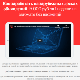 Как заработать на зарубежных досках объявлений 5 000 руб. за 1 неделю на автомате без вложений
