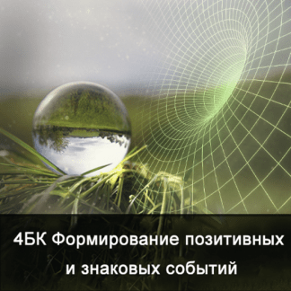 [Ксения Меньшикова] 4БК Формирование позитивных и знаковых событий (2021)