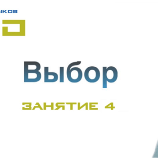 [Lee] СТО. Выбор. Занятие 4 (От 23.05.2020)