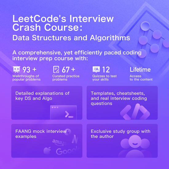 [leetcode.com] LeetCode's Interview Crash Course Data Structures and Algorithms (2023)