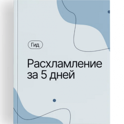 [Любава и Алексей][Алексей Кувшинов] Гид «Расхламление за 5 дней»