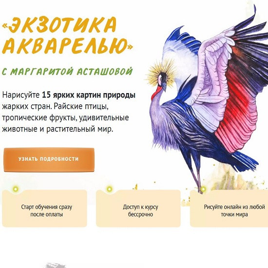 [Маргарита Асташова] Экзотика акварелью (2026) [Sobaka-Risovaka] 