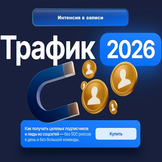 [Маргарита Захарова] Трафик 2026 