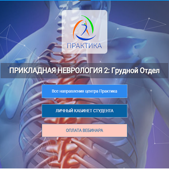 [Мария Недре] Прикладная неврология 2 грудной отдел (2025) [Центр Практика] 