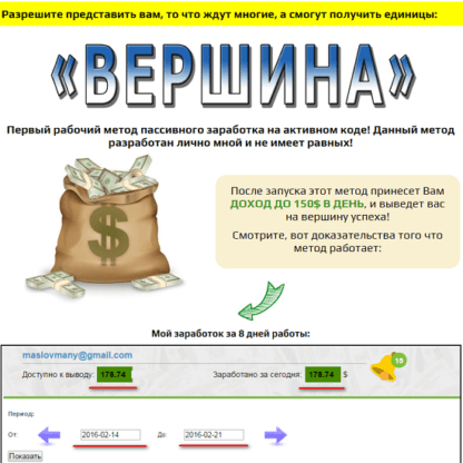 Метод «Вершина»