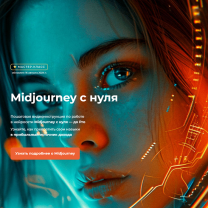 [Оксана Решетнёва] Midjourney с нуля (2024) [тариф Старт]