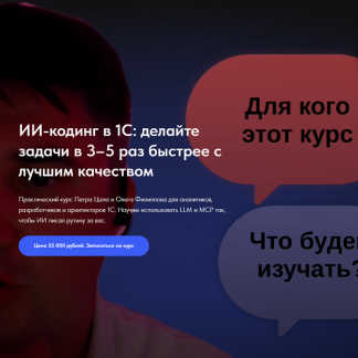 [Олег Филиппов, Петр Цап] Основы программирования с помощью ИИ в 1СПредприятие (2025)