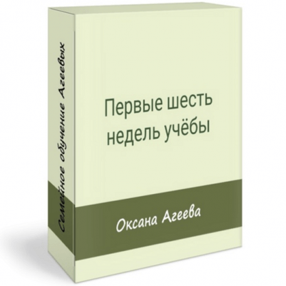 [Семейное обучение Агеевых] Первые шесть недель учебы (2023)